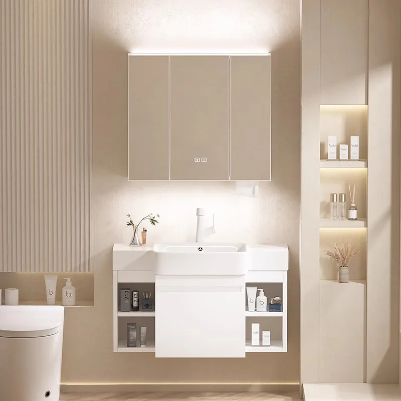 Bathroom cabinet combination ceramic integrated special-shaped wash basin small apartment simple bathroom washbasin
Bathroom cabinet combination ceramic integrated special-shaped wash basin small apartment simple bathroom washbasin