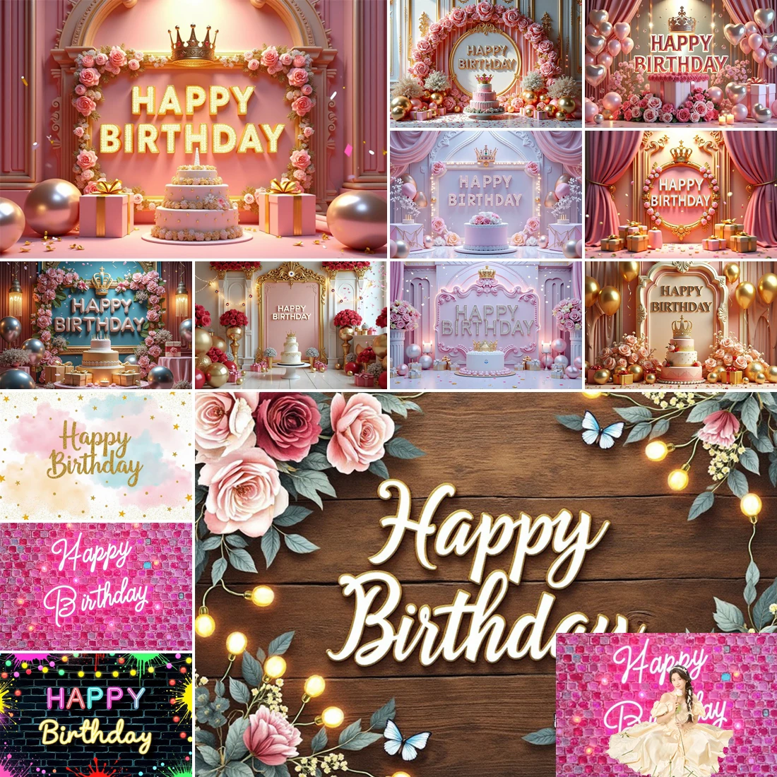 MOON.QG Flower Butterfly Backdrop For Girl First Birthday Balloon Cake Smash Photography Background Adult Birthday Photo Props
MOON.QG Flower Butterfly Backdrop For Girl First Birthday Balloon Cake Smash Photography Background Adult Birthday Photo Props