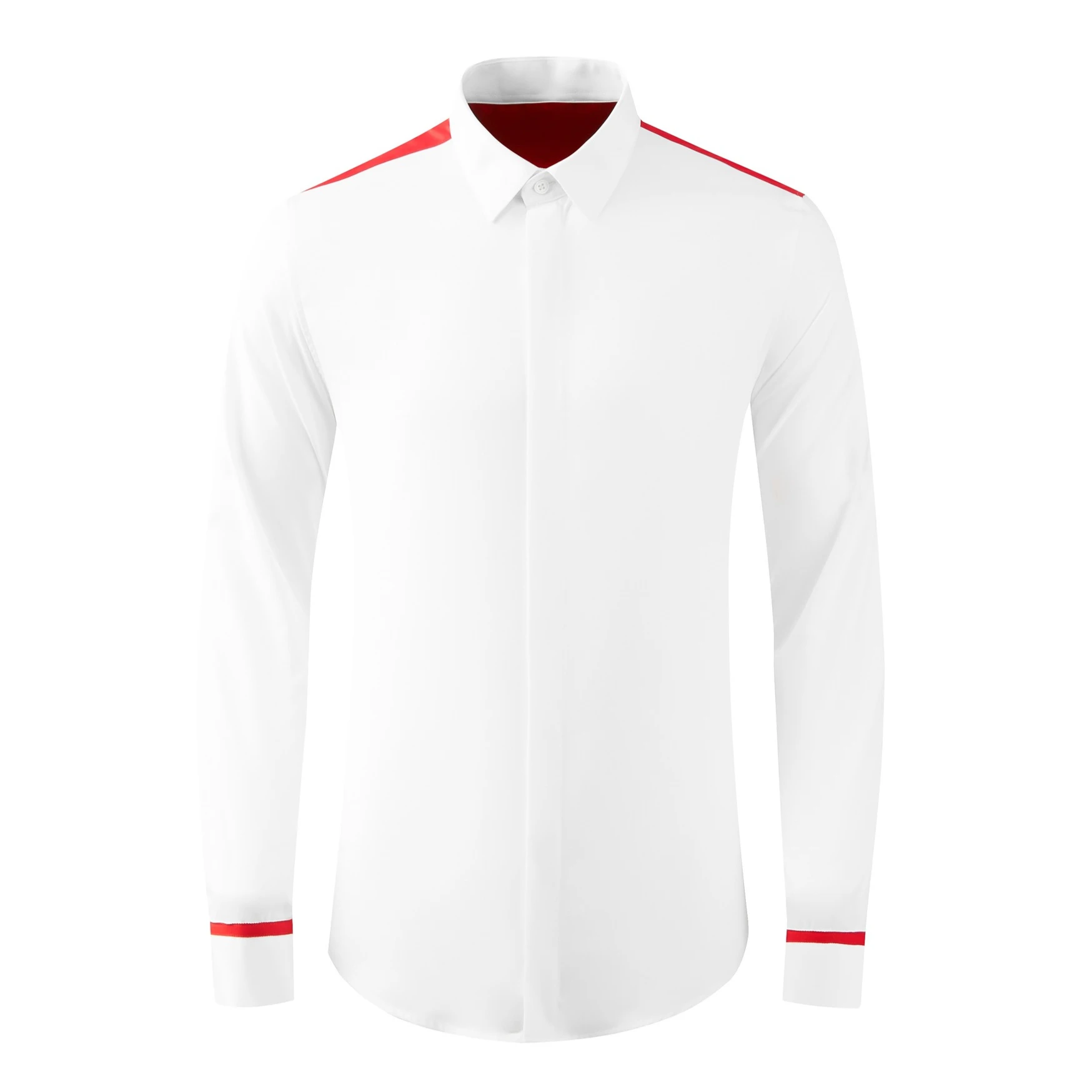 High Quality Spliced Men's Shirts Long Sleeve Slim Fit Casual Business Dress Shirts Cotton Social Banquet Street Wear Tops 2025 
High Quality Spliced Men's Shirts Long Sleeve Slim Fit Casual Business Dress Shirts Cotton Social Banquet Street Wear Tops 2025
