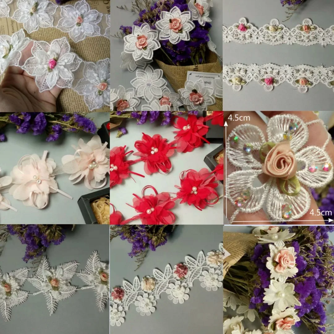 1 Yard Rose Pearl Flowers Embroidered Lace Trim Ribbon Applique Fabric Handmade DIY Wedding Clothes Sewing Craft Lace Decoration
1 Yard Rose Pearl Flowers Embroidered Lace Trim Ribbon Applique Fabric Handmade DIY Wedding Clothes Sewing Craft Lace Decoration