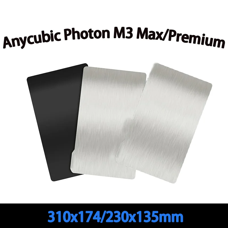 ENERGETIC Anycubic Photon M3 Max/Премиумная рабочая пластина 310x174/230x135 мм 2 шт. Стальная пластина из смолы + 1 шт. Магнитное основание
ENERGETIC Anycubic Photon M3 Max/Премиумная рабочая пластина 310x174/230x135 мм 2 шт. Стальная пластина из смолы + 1 шт. Магнитное основание