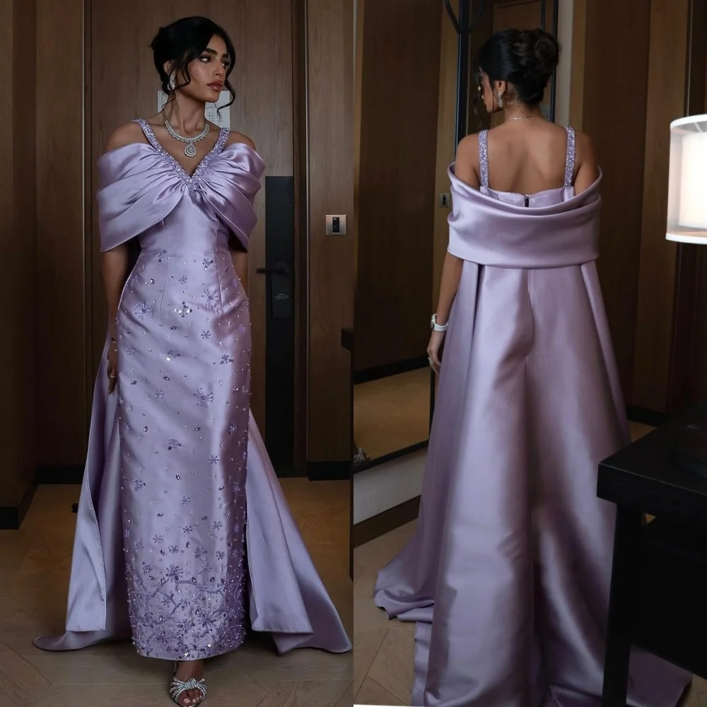 Customized Charmeuse Pleat Sparkle Off-the-shoulder Straight Midi Dresses Bespoke Occasion Luxury Evening Elegant Party Wedding
Customized Charmeuse Pleat Sparkle Off-the-shoulder Straight Midi Dresses Bespoke Occasion Luxury Evening Elegant Party Wedding