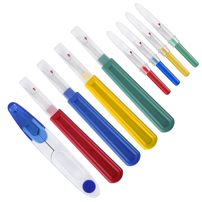 9Pcs Seam Sewing Ripper Thread Remover Kit Handy Stitch Ripper With Trimming Scissor Sewing Tools For Opening Seams And Hems
9Pcs Seam Sewing Ripper Thread Remover Kit Handy Stitch Ripper With Trimming Scissor Sewing Tools For Opening Seams And Hems