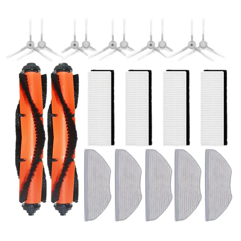 Сменные аксессуары для робота-пылесоса Xiaomi G1 Mi Robot Vacuum-Mop Essential: основная и боковые щетки, салфетки для влажной уборки ABUP
Сменные аксессуары для робота-пылесоса Xiaomi G1 Mi Robot Vacuum-Mop Essential: основная и боковые щетки, салфетки для влажной уборки ABUP