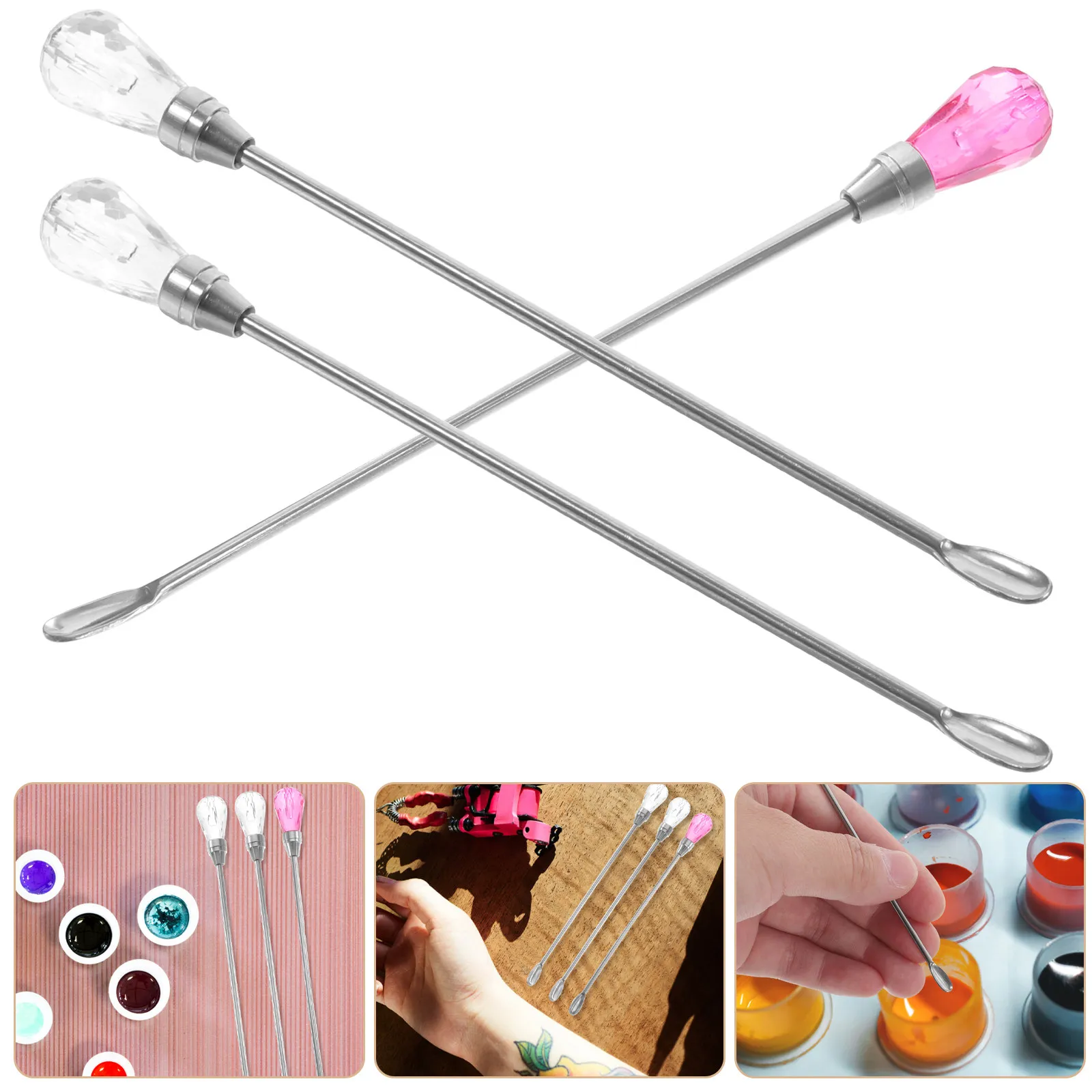 3Pcs Stainless Steel Tattoo Ink Mixer Set Pigment Stirring Rods Spoons for Eyebrow Powder Mixing Custom Color Blending Tools
3Pcs Stainless Steel Tattoo Ink Mixer Set Pigment Stirring Rods Spoons for Eyebrow Powder Mixing Custom Color Blending Tools