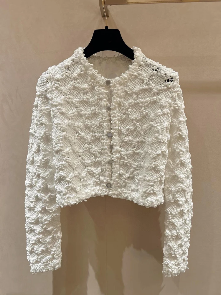 Elegant Korean Style Knitted Open Cardigan Women's Spring New Hollow out Fashion Top Casual Comfortable Long Sleeve Polyester...
Elegant Korean Style Knitted Open Cardigan Women's Spring New Hollow out Fashion Top Casual Comfortable Long Sleeve Polyester...