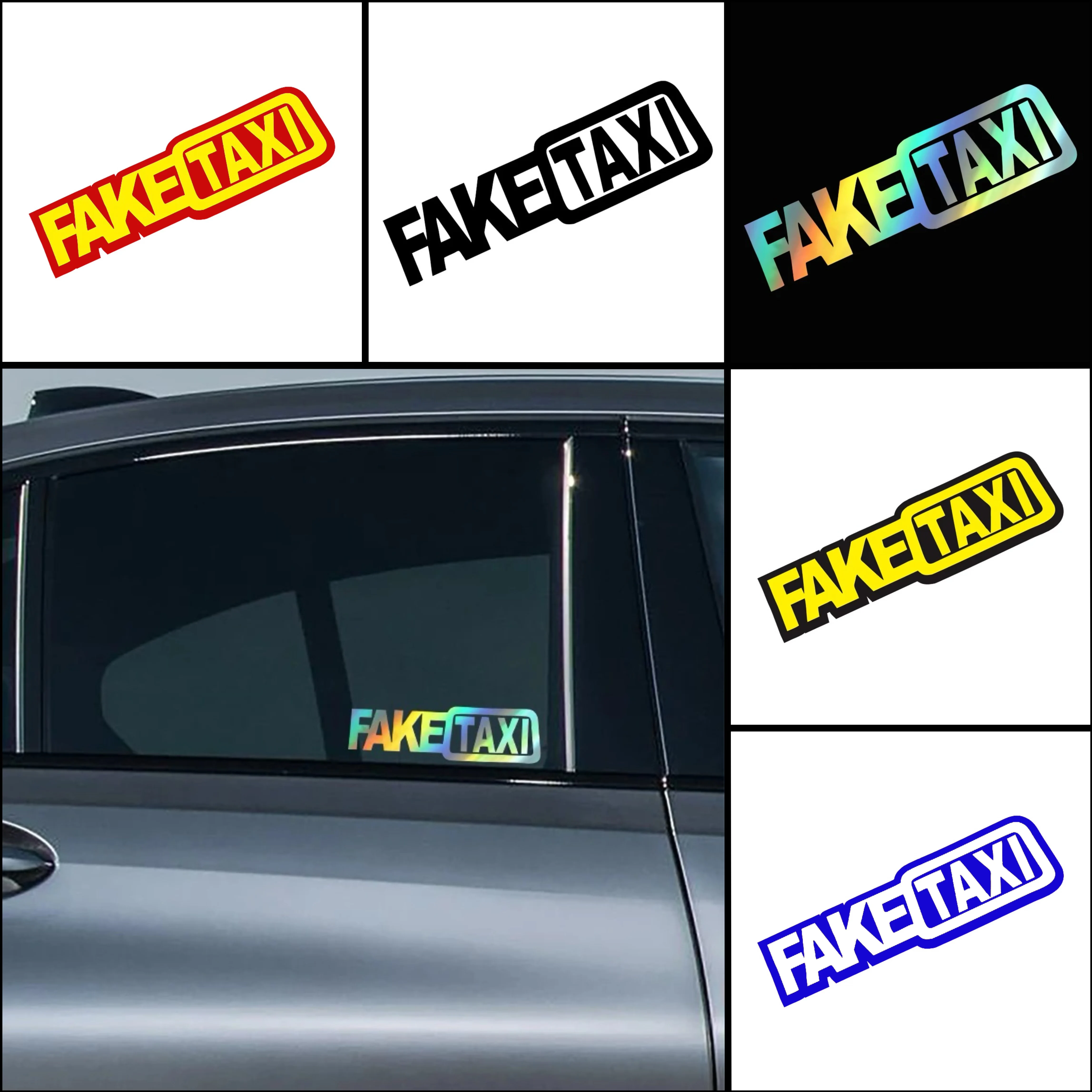 Fake Taxi Car Stickers - Waterproof Vinyl Decals for Cars, Motorcycles & Helmets - Funny Parody Decorative Art
Fake Taxi Car Stickers - Waterproof Vinyl Decals for Cars, Motorcycles & Helmets - Funny Parody Decorative Art