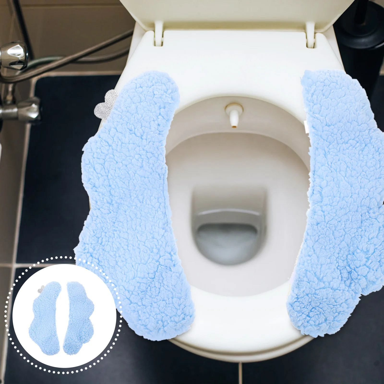 2pcs Cloud-Shaped Toilet Seats Cushions Washable Reusable Adhesive Mats For Kids Toddlers Comfortable Bathroom Home Use
2pcs Cloud-Shaped Toilet Seats Cushions Washable Reusable Adhesive Mats For Kids Toddlers Comfortable Bathroom Home Use