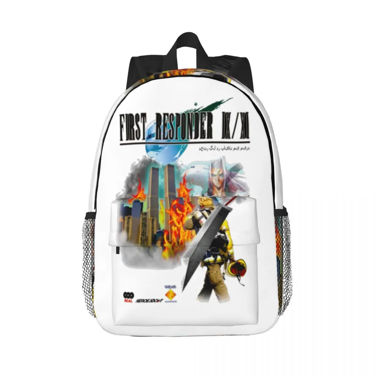 Final Fantasy 911 Backpack Hot Sale Daypack Large Capacity Boys Girls BookBag Shoulder Bags for Men Women Kids School Bag 
Final Fantasy 911 Backpack Hot Sale Daypack Large Capacity Boys Girls BookBag Shoulder Bags for Men Women Kids School Bag