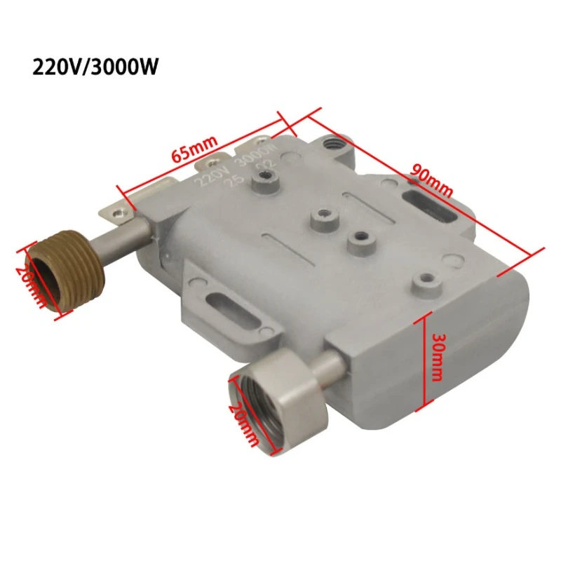 220V 3000W Evaporator Steam Heating Element for Steam / Heating Stainless Steel Water Pipe
220V 3000W Evaporator Steam Heating Element for Steam / Heating Stainless Steel Water Pipe
