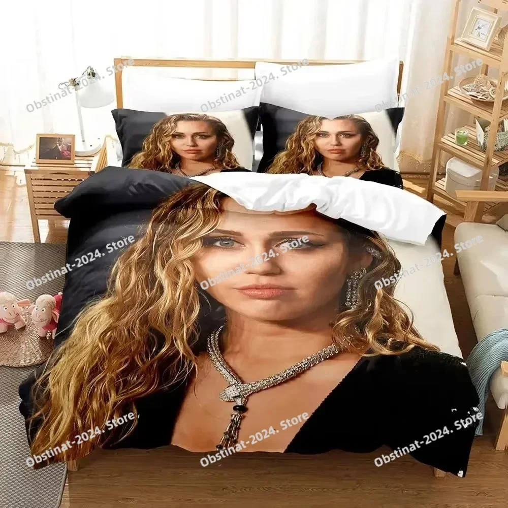 3D Singer Miley Cyrus Bedding Set Duvet Cover Full Queen King Size Pillowcase Bed Printed Bed Set Aldult Kid Bedroom Single Twin
3D Singer Miley Cyrus Bedding Set Duvet Cover Full Queen King Size Pillowcase Bed Printed Bed Set Aldult Kid Bedroom Single Twin