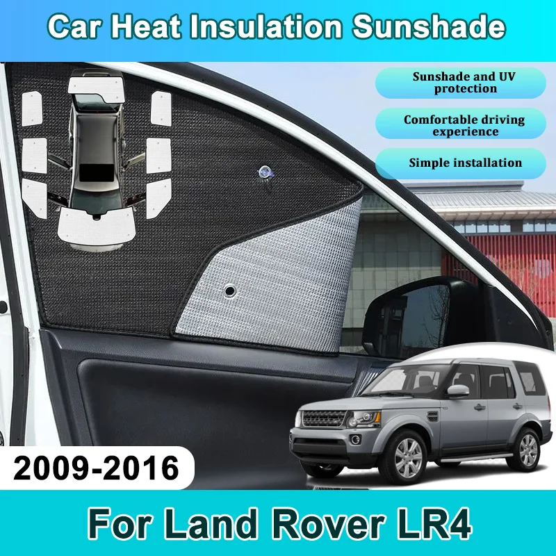 Full Visor For Land Rover Discovery 4 LR4 2009-2016 UV Blocking Sunshade Drop Temperature Shading Shade Curtain Car Accessories
Full Visor For Land Rover Discovery 4 LR4 2009-2016 UV Blocking Sunshade Drop Temperature Shading Shade Curtain Car Accessories