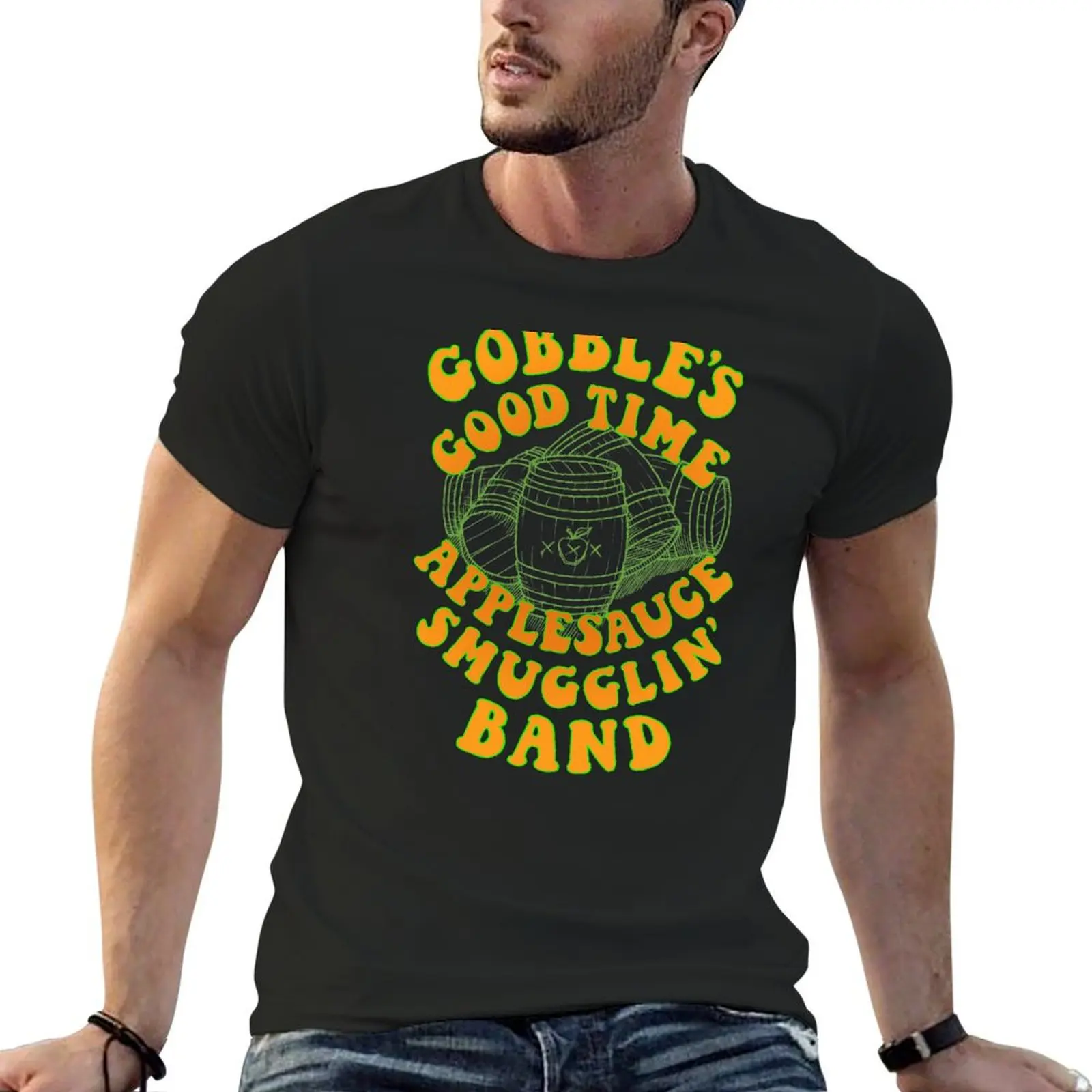 Gobble's Good Time Applesauce Smugglin' Band T-Shirt anime vintage anime shirt mens vintage t shirts
Gobble's Good Time Applesauce Smugglin' Band T-Shirt anime vintage anime shirt mens vintage t shirts