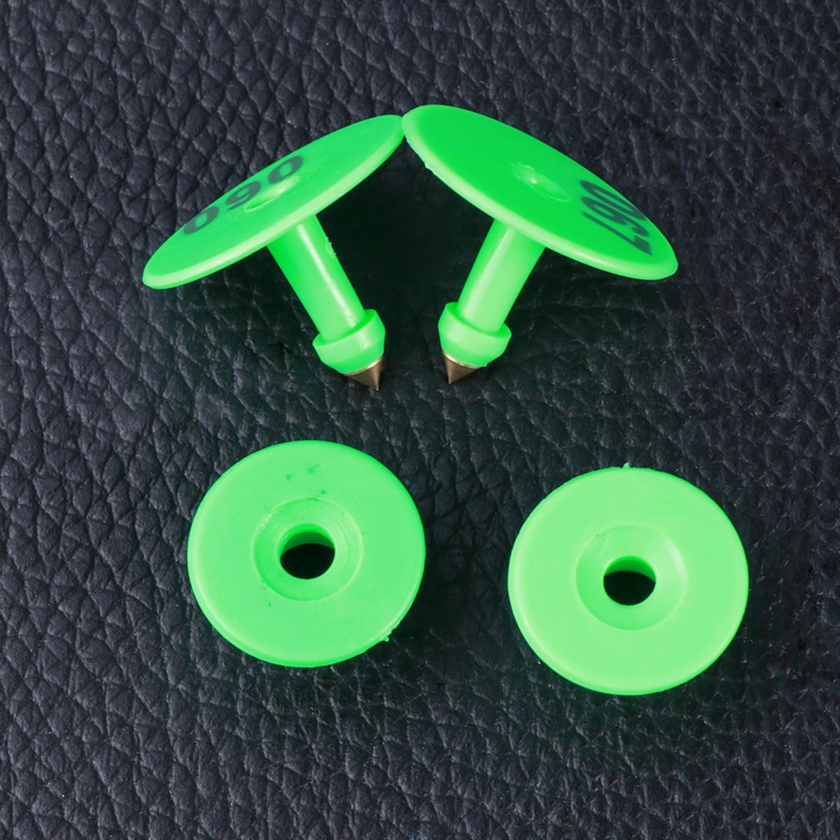 100 Pcs Ear Tags for Livestock Goat Sheep Pig Cattle Clear Printing One Piece Design Precise Cut Green Color Animal
100 Pcs Ear Tags for Livestock Goat Sheep Pig Cattle Clear Printing One Piece Design Precise Cut Green Color Animal