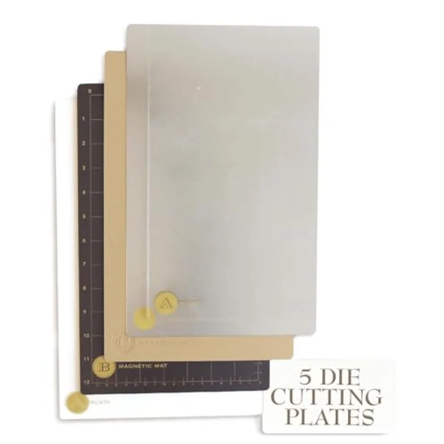 Scrapbooking Die-Cutting and Embossing Plates System with Powerful Magnetic Sheet, Die Cutting Machine Accessories for Crafting
Scrapbooking Die-Cutting and Embossing Plates System with Powerful Magnetic Sheet, Die Cutting Machine Accessories for Crafting