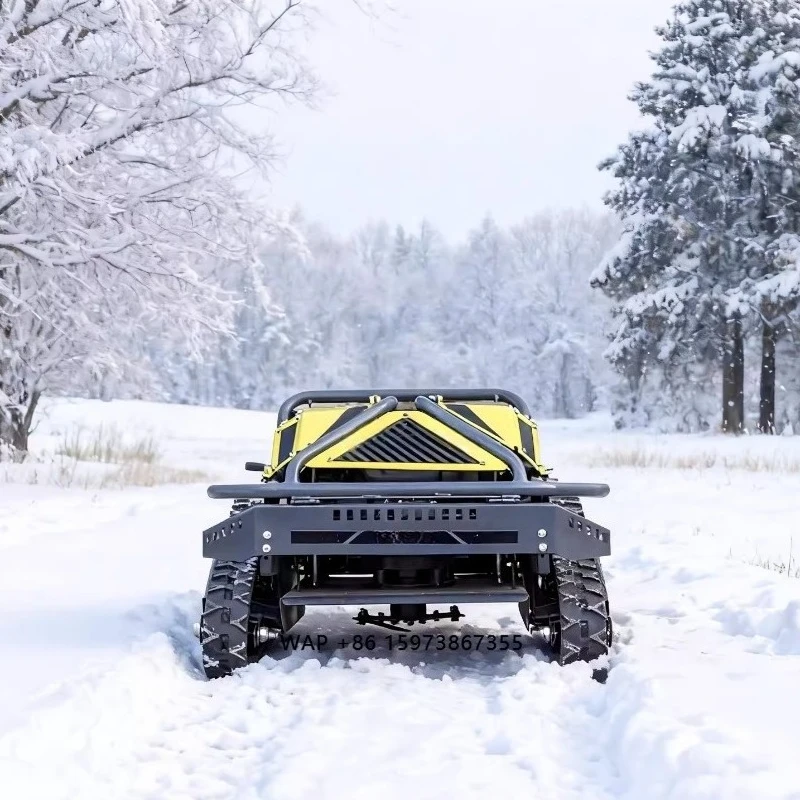 Industrial Grade Remote Control Track Type Lawn Mower with Engine-All-in-One Snow & Grass Removal Machine
Industrial Grade Remote Control Track Type Lawn Mower with Engine-All-in-One Snow & Grass Removal Machine