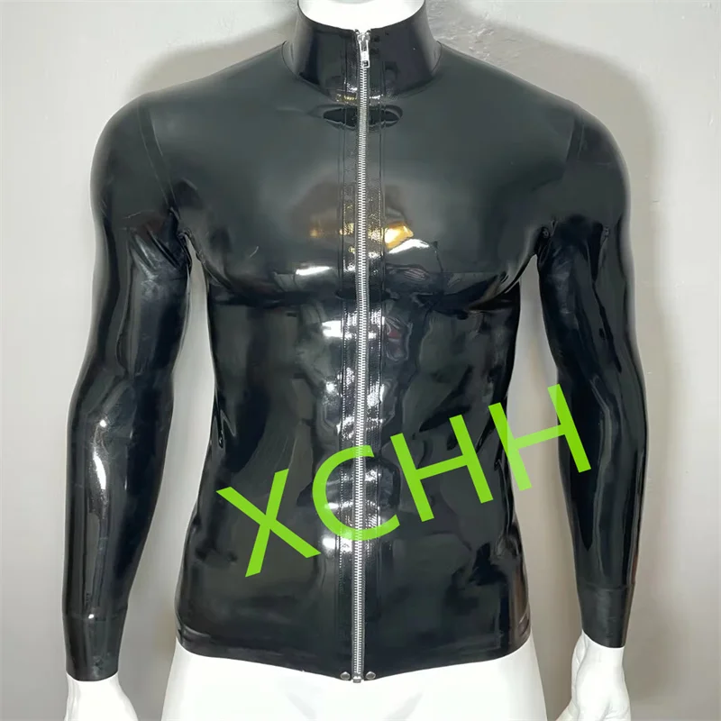 Handmade Mens Fetish Latex Rubber Gummi Tank Tops with Front Zip Shirt Halloween Cosplay Costumes
Handmade Mens Fetish Latex Rubber Gummi Tank Tops with Front Zip Shirt Halloween Cosplay Costumes