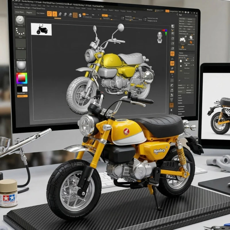 1:12Mini little monkey alloy motorcycle model home creative decoration boys desktop ornament children toy gift
1:12Mini little monkey alloy motorcycle model home creative decoration boys desktop ornament children toy gift