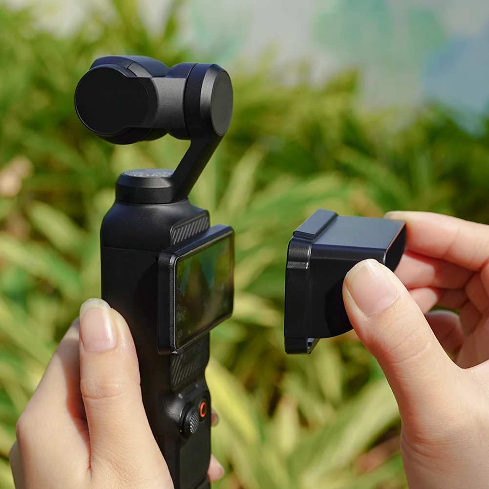 Sun Hood Quickly Release Sun Shade Cover Light Shielding Lightweight Screen Shade Camera Accessories for Osmo Pocket 3
Sun Hood Quickly Release Sun Shade Cover Light Shielding Lightweight Screen Shade Camera Accessories for Osmo Pocket 3