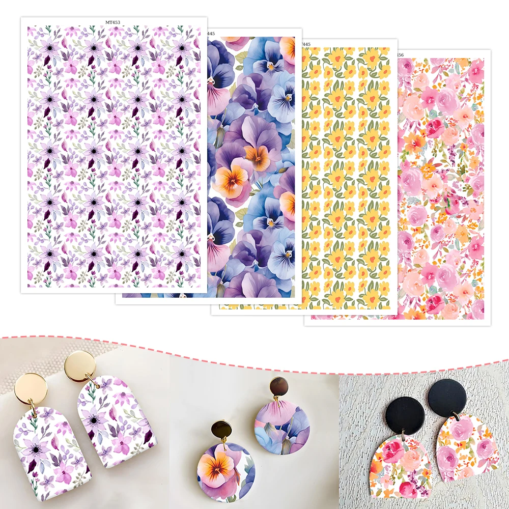 2025 New Polymer Clay Transfer Paper Colored Flower Foliage Design Water Soluble Disposable Stickers for Diy Jewelry Earring
2025 New Polymer Clay Transfer Paper Colored Flower Foliage Design Water Soluble Disposable Stickers for Diy Jewelry Earring