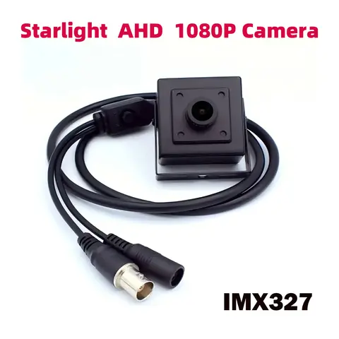 CCTV Mini Camera WDR Starlight Coaxial HD 1080P SONY 1/2.8" IMX327 Sensor 2MP 4in1 AHD,CVI,TVI,Analog Security Camera With OSD