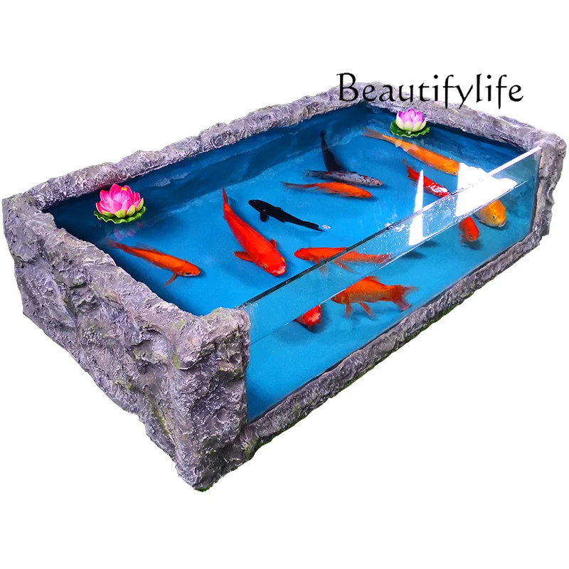Pastoral Garden Garden Outdoor Terrace Rockery Flowing Water Fountain Fish Pool Fish Tank Balcony Decorative Landscape Ornament
Pastoral Garden Garden Outdoor Terrace Rockery Flowing Water Fountain Fish Pool Fish Tank Balcony Decorative Landscape Ornament