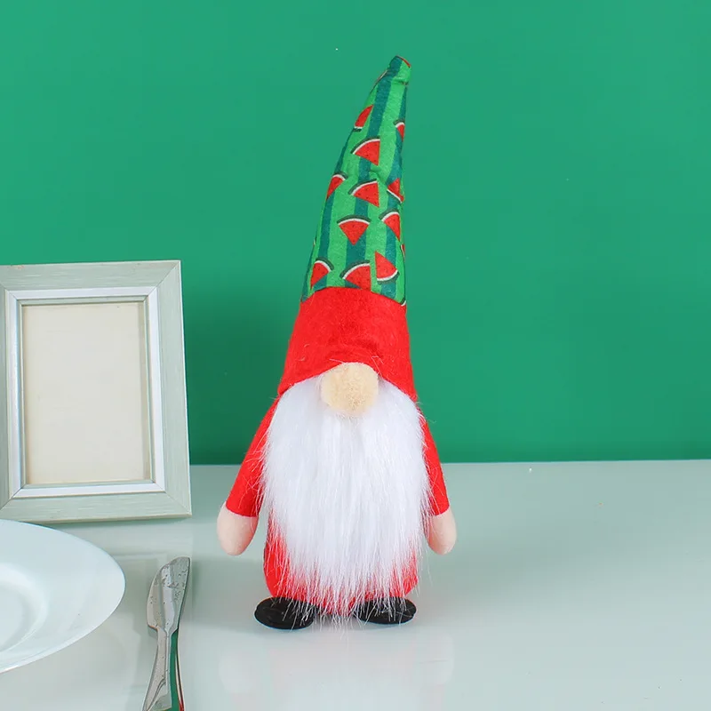 Watermelon Faceless Doll Ornaments, Nordic Style Rudolf, Elderly Standing Doll Decorations, Summer
Watermelon Faceless Doll Ornaments, Nordic Style Rudolf, Elderly Standing Doll Decorations, Summer