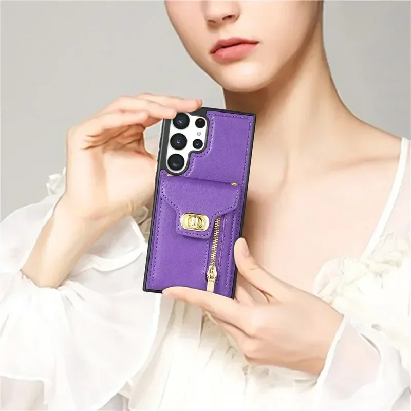 Lanyard Leather Zipper Wallet Card Phone Case for Samsung Galaxy A54 A14 A53 A52 S24 S23 Ultra S22 Plus S21 S20 FE Note 20 Cover
Lanyard Leather Zipper Wallet Card Phone Case for Samsung Galaxy A54 A14 A53 A52 S24 S23 Ultra S22 Plus S21 S20 FE Note 20 Cover