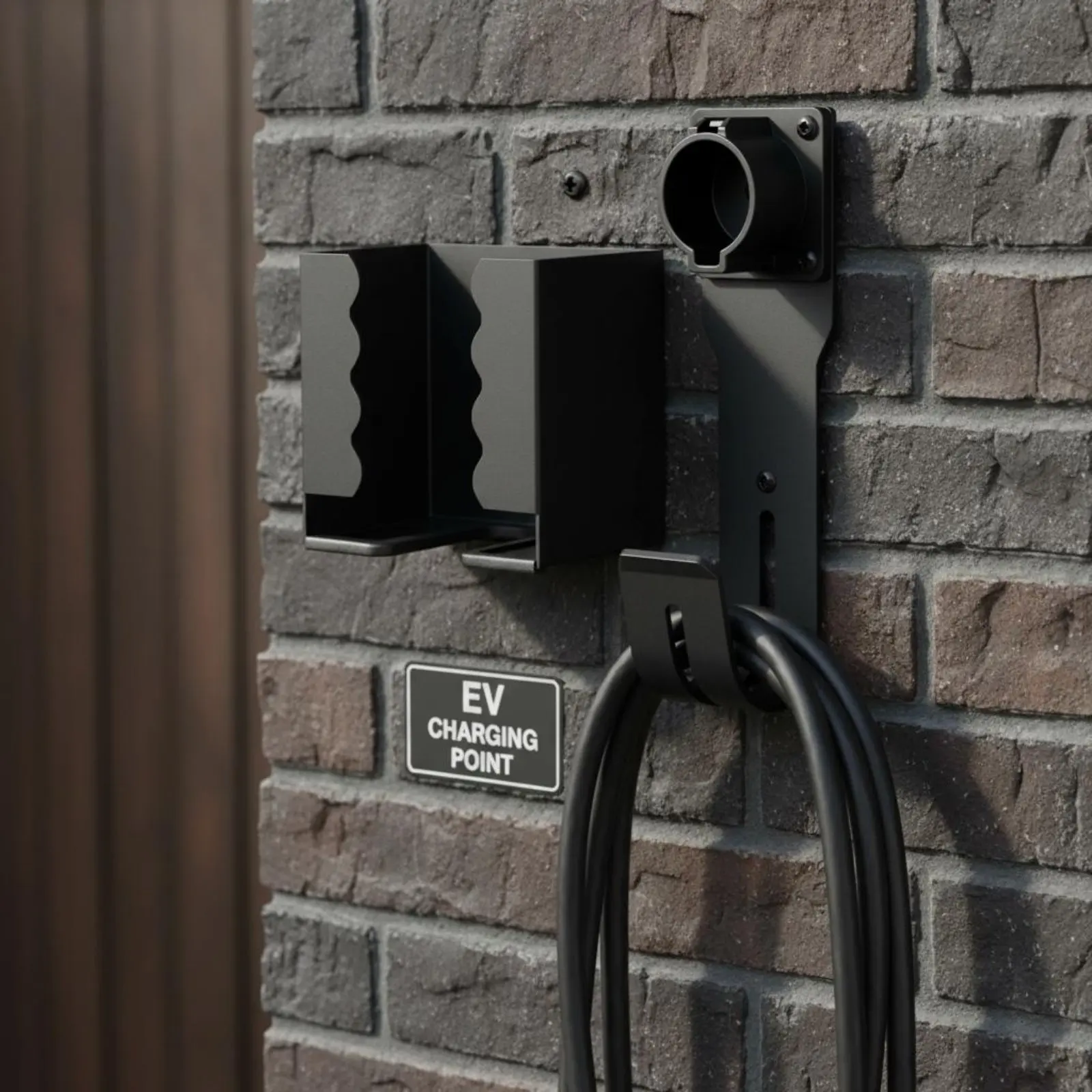 J1772 Charger Holder Sturdy Metal J1772 Holder Dock Charger Control Box Bracket Long-Lasting Electric Vehicle Cable Holder
J1772 Charger Holder Sturdy Metal J1772 Holder Dock Charger Control Box Bracket Long-Lasting Electric Vehicle Cable Holder