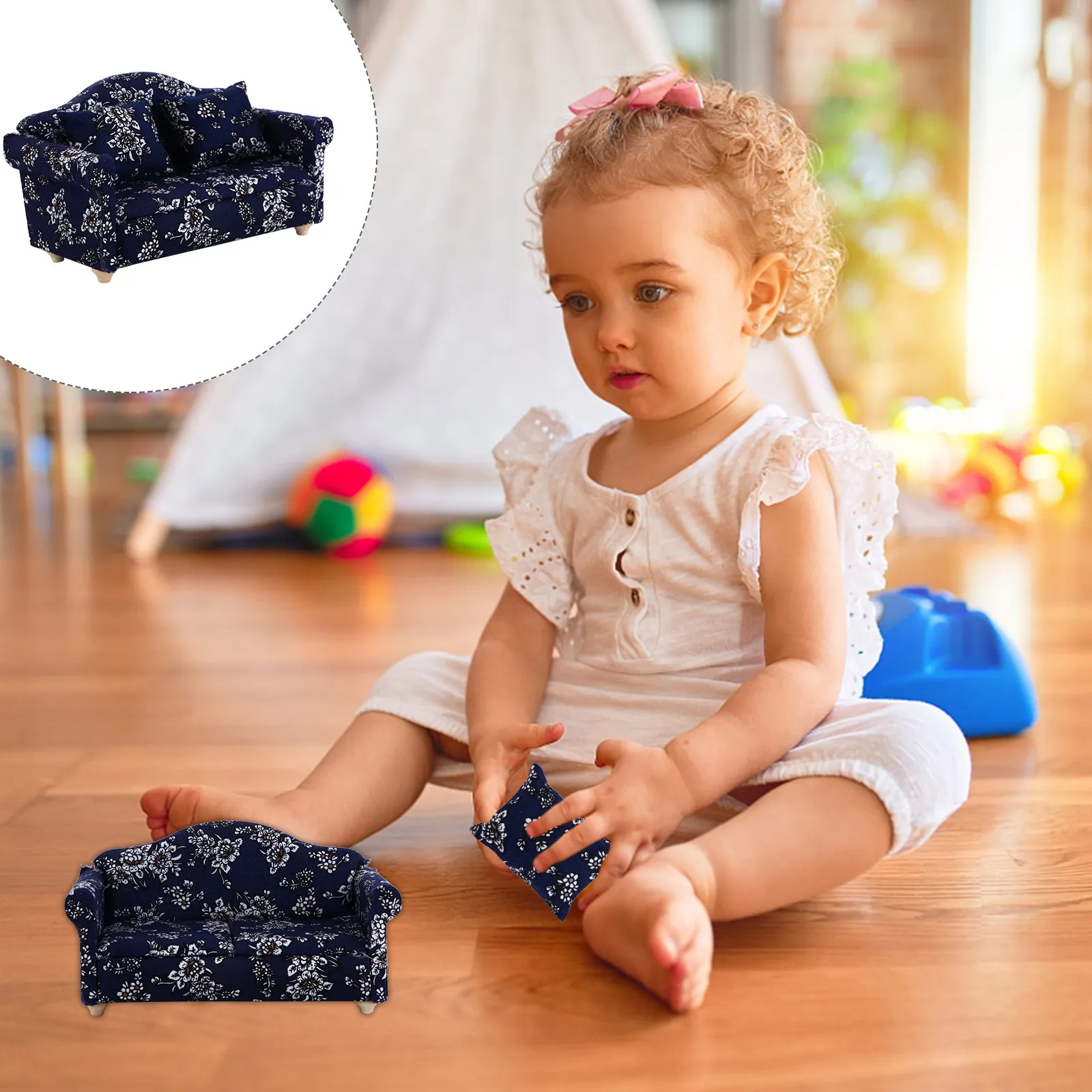 Dollhouse Sofa Mini House Sofa Toy Model Sofa Mini Sofa with Pillow Kid Mini Sofa Toy
Dollhouse Sofa Mini House Sofa Toy Model Sofa Mini Sofa with Pillow Kid Mini Sofa Toy