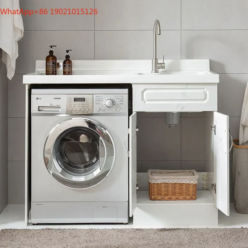 G8578 Balcony Washing Machine Cabinet Combination Diamond with Washboard Washbasin Wash Basin Pool All-in-One Cabinet Wash Wardr
G8578 Balcony Washing Machine Cabinet Combination Diamond with Washboard Washbasin Wash Basin Pool All-in-One Cabinet Wash Wardr