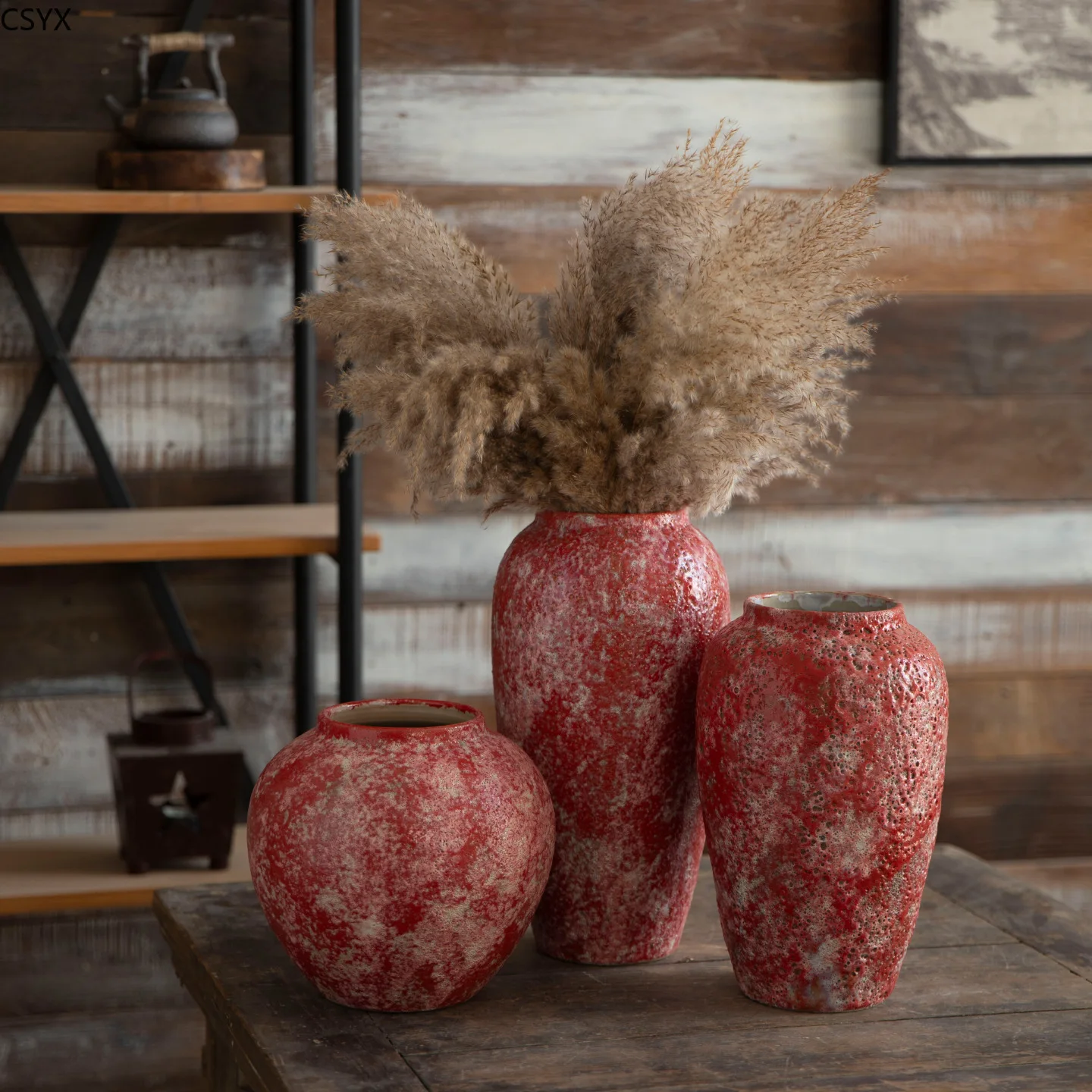 Jingdezhen Handmade Ceramic Red Vase New Chinese Wedding Decoration Bedroom Living Room Tabletop Ornament Home Decor
Jingdezhen Handmade Ceramic Red Vase New Chinese Wedding Decoration Bedroom Living Room Tabletop Ornament Home Decor
