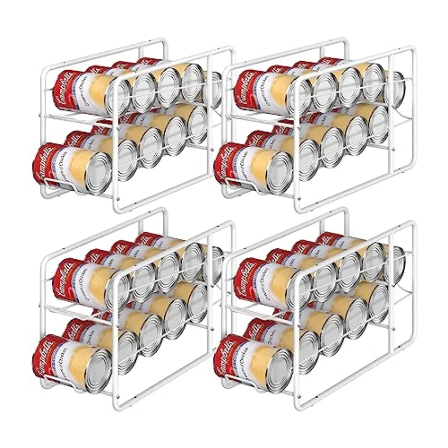 4 Pack Can Dispenser Rack, Stackable Can Storage Organizer Holder for Canned food Kitchen Cabinet Pantry Countertop
4 Pack Can Dispenser Rack, Stackable Can Storage Organizer Holder for Canned food Kitchen Cabinet Pantry Countertop