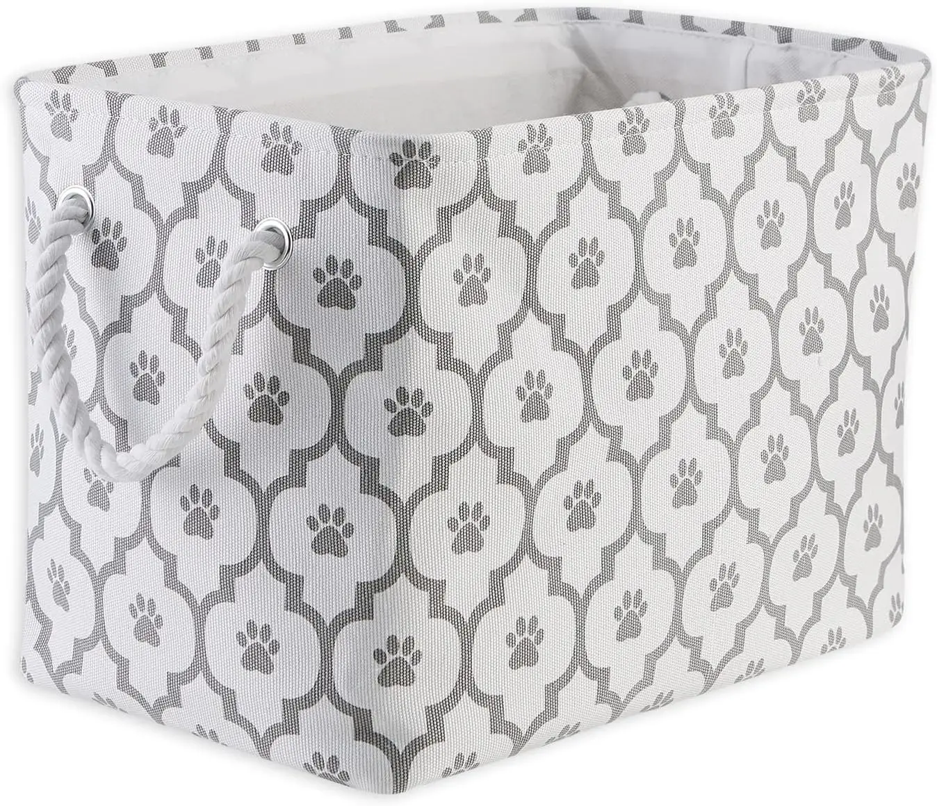 Bone Dry Pet Storage Collection Lattice Paw Print, Medium Rectangle, White/Gray
Bone Dry Pet Storage Collection Lattice Paw Print, Medium Rectangle, White/Gray