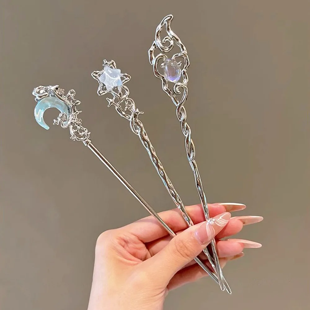 1/3pcs French Hair Pin Women's Hair Accessories Sweet Stars Moon Gemstones Suitable For Daily Parties Fashionable Hair
1/3pcs French Hair Pin Women's Hair Accessories Sweet Stars Moon Gemstones Suitable For Daily Parties Fashionable Hair