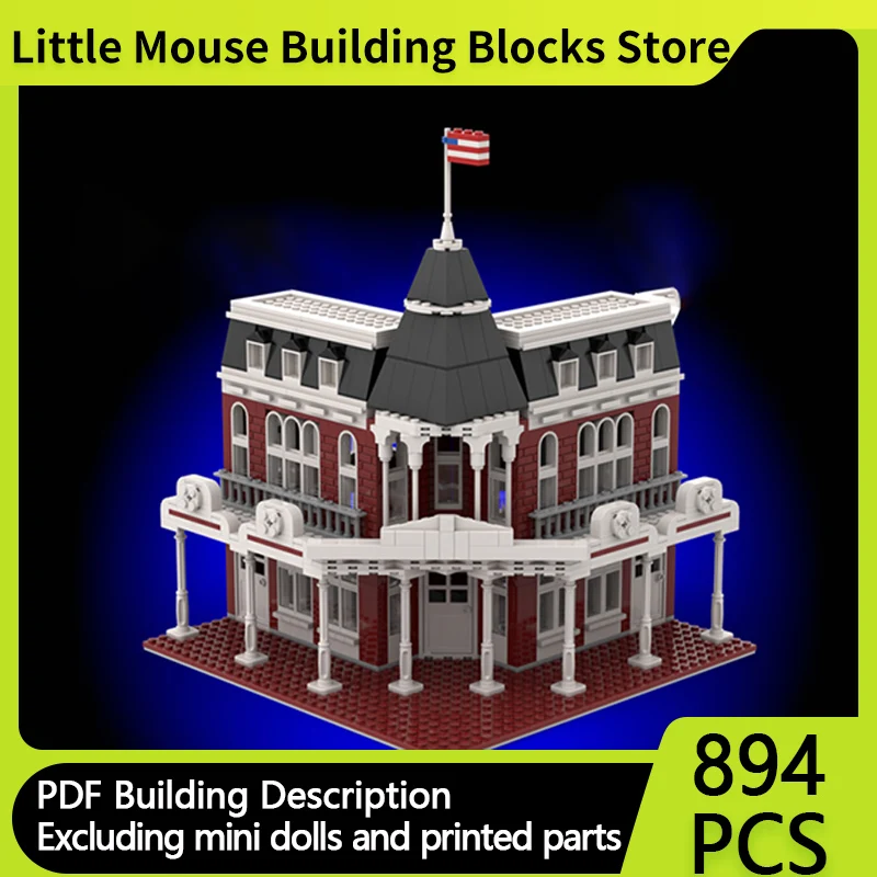 Street View Model MOC Building Bricks Main Street Ice Cream Shop Modular Technology Gifts Holiday Assemble Children Toys Suit
Street View Model MOC Building Bricks Main Street Ice Cream Shop Modular Technology Gifts Holiday Assemble Children Toys Suit