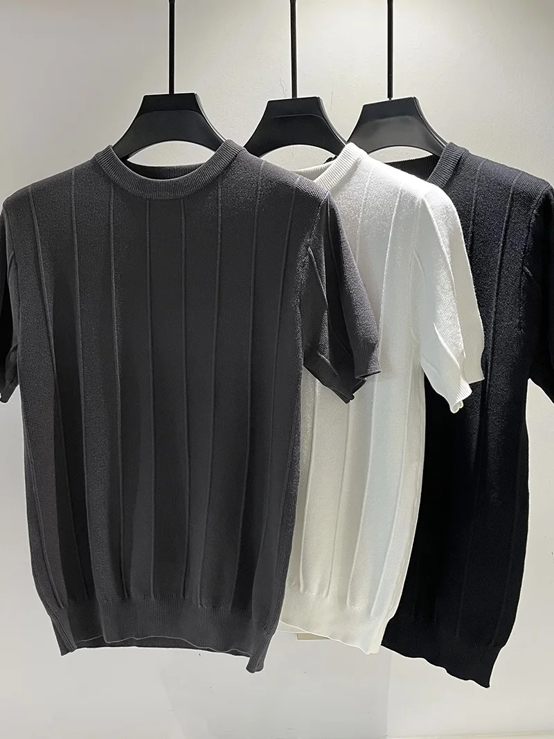 Comfortable Quali Men's Slim Fit ort Sve Knitted irt American Sle f Sve Sweater Casual round Ne Pure Color
Comfortable Quali Men's Slim Fit ort Sve Knitted irt American Sle f Sve Sweater Casual round Ne Pure Color