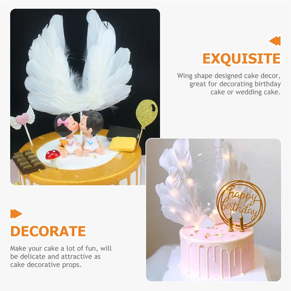 10 Pcs Decoration Cake Topper Wedding Ornament Wing Decorative Props Inserted Decorations Party
10 Pcs Decoration Cake Topper Wedding Ornament Wing Decorative Props Inserted Decorations Party