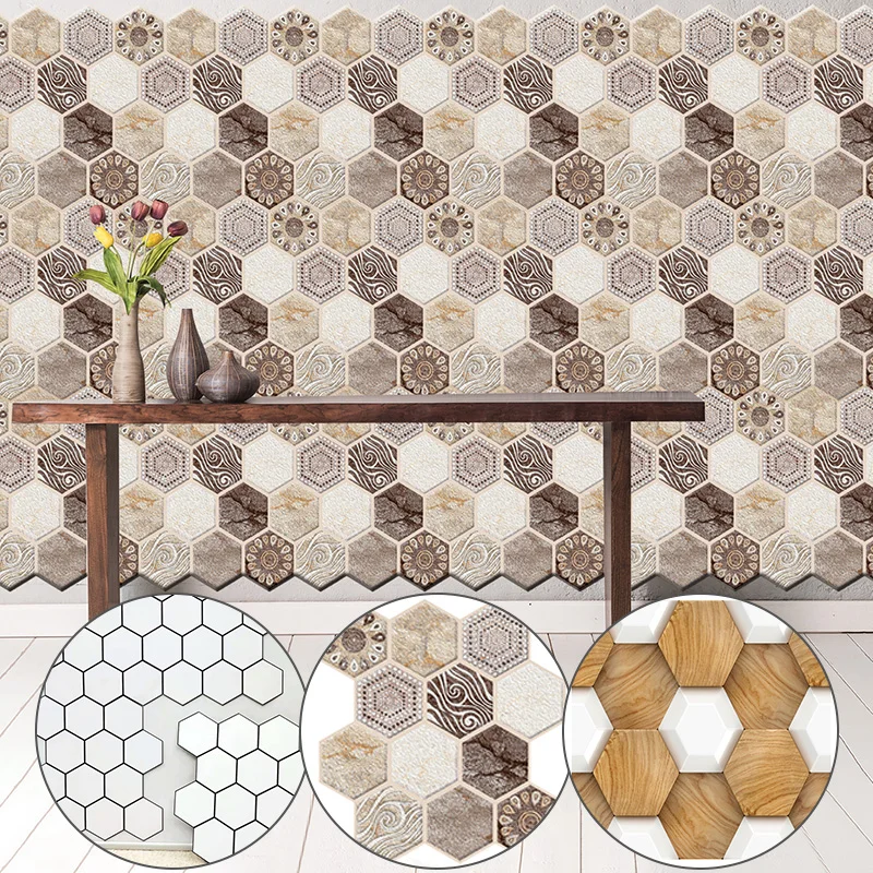 5 Pcs Nordic Style Hexagonal Wall Stickers Waterproof Kitchen Bathroom Self-adhesive Wallpaper Peel And Stick Vinyl Stickers
5 Pcs Nordic Style Hexagonal Wall Stickers Waterproof Kitchen Bathroom Self-adhesive Wallpaper Peel And Stick Vinyl Stickers