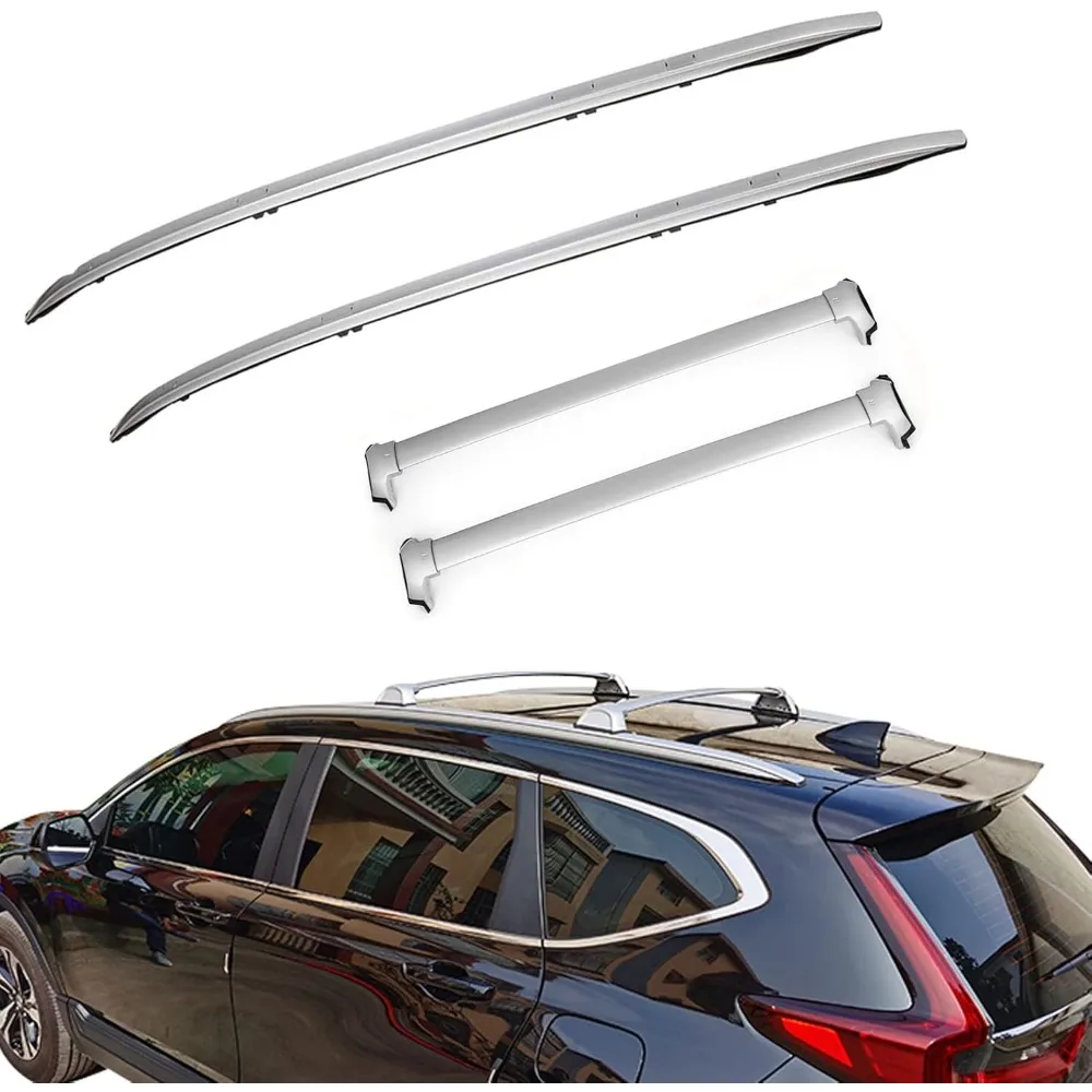 Roof Rack Cross Bars & Side Rail Kit for Honda CRV CR-V 2017-2022 – Durable Aluminum Alloy, Complete Set with 2 Cross Bars + 2 S
Roof Rack Cross Bars & Side Rail Kit for Honda CRV CR-V 2017-2022 – Durable Aluminum Alloy, Complete Set with 2 Cross Bars + 2 S