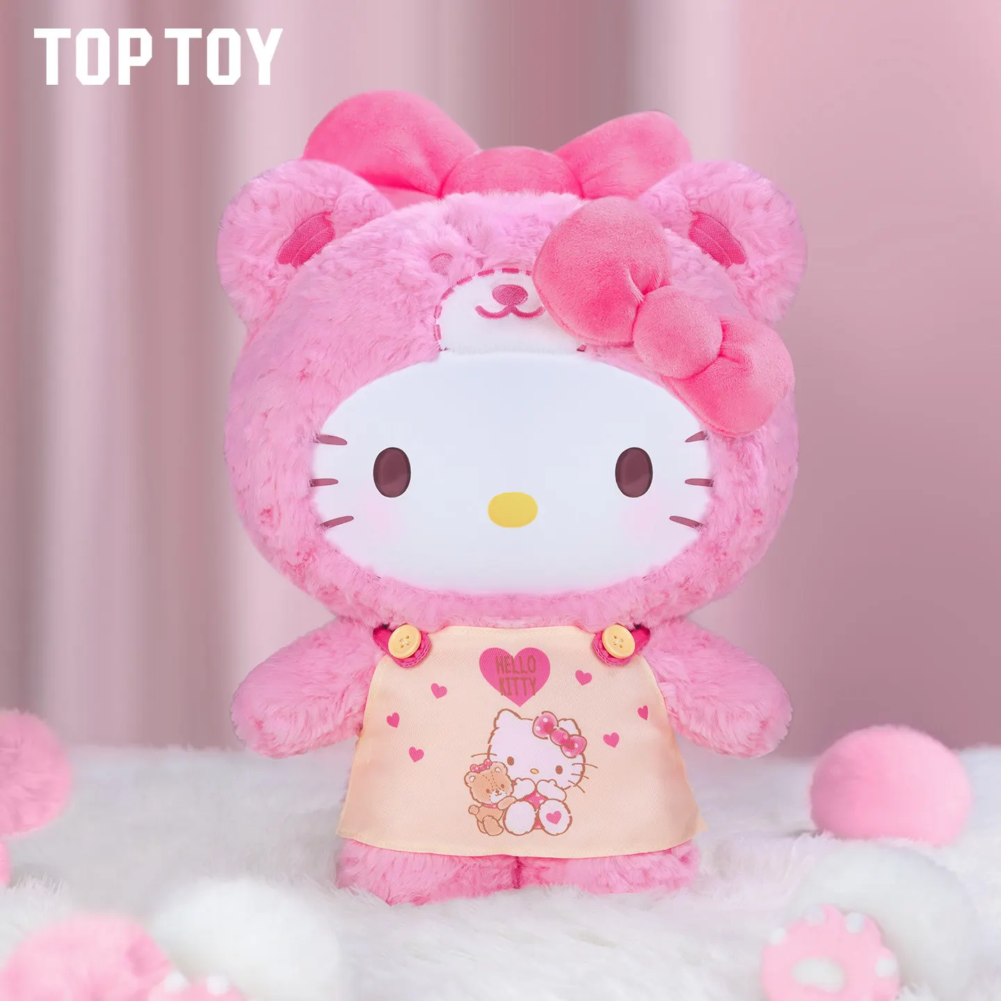 Genuine TOPTOY Sanrio HelloKitty Pajama Series Peach Heart Pajama Plush Doll, Large Doll Decoration Gift
Genuine TOPTOY Sanrio HelloKitty Pajama Series Peach Heart Pajama Plush Doll, Large Doll Decoration Gift