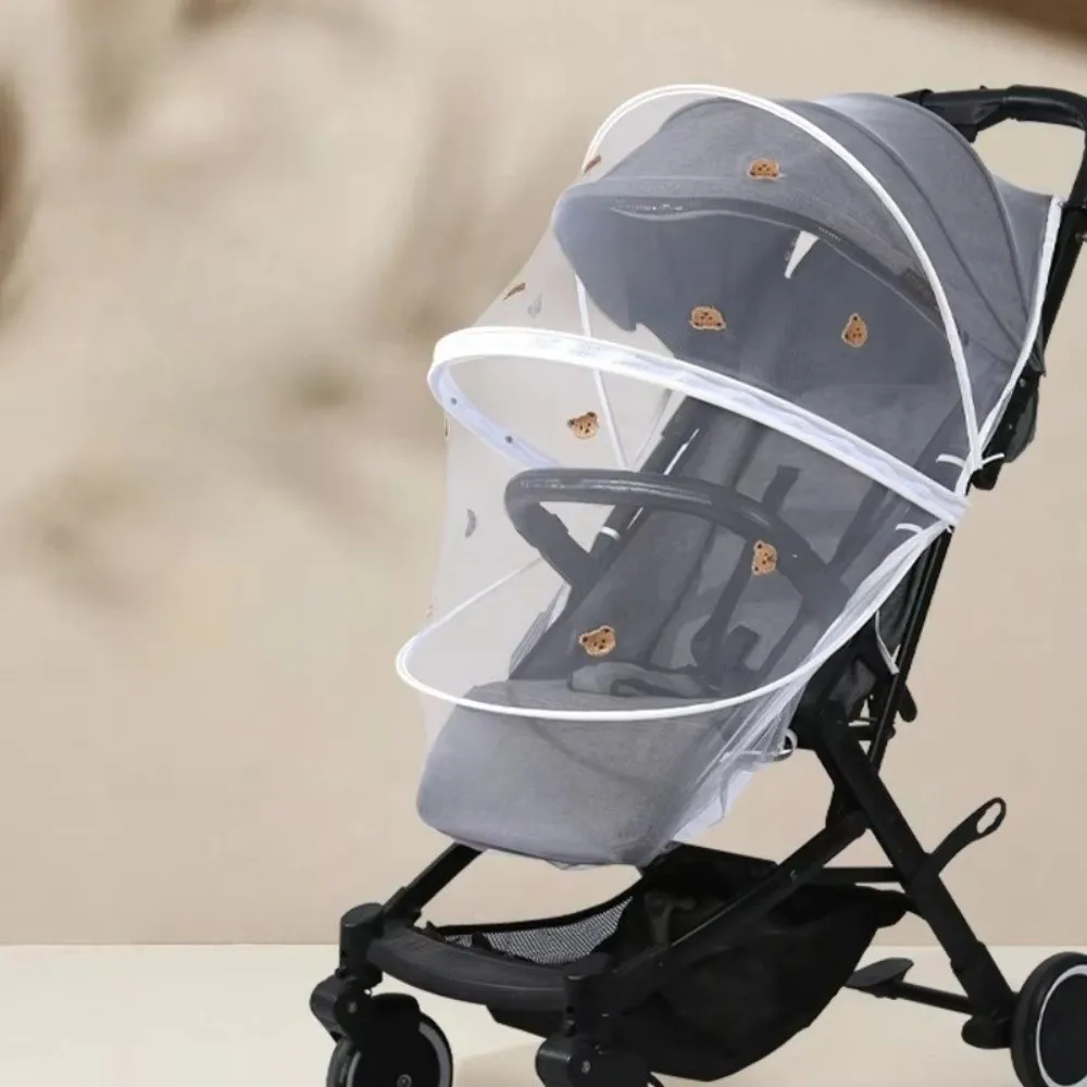New Ventilate Stroller Mosquito Net Mesh Zipper Pushchair Mosquito Net Cartoon Embroidery Folding Baby Mosquito Cover Children
New Ventilate Stroller Mosquito Net Mesh Zipper Pushchair Mosquito Net Cartoon Embroidery Folding Baby Mosquito Cover Children