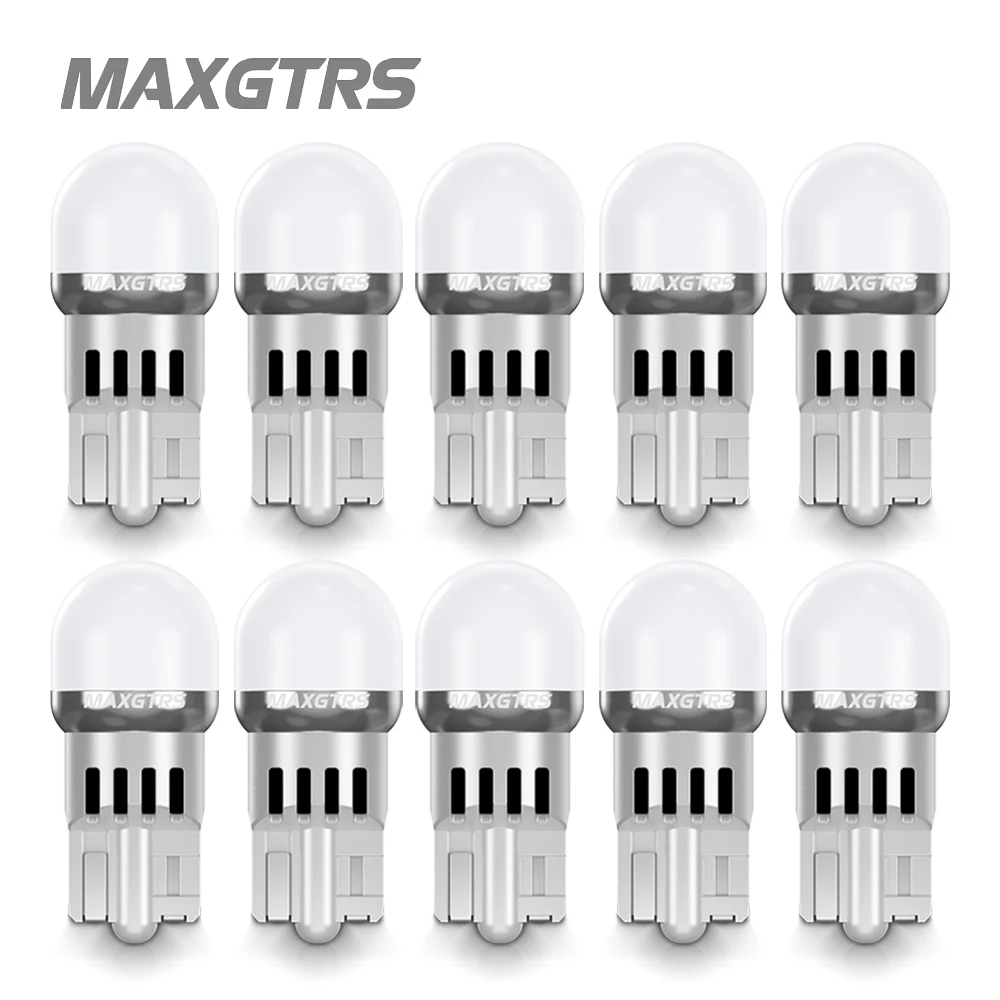 10Pcs W5W 3030 2 SMD Car T10 LED Bulb 194 168 Wedge Replacement License Plate Instrument Panel Lamp Bulbs For Clearance Lights
10Pcs W5W 3030 2 SMD Car T10 LED Bulb 194 168 Wedge Replacement License Plate Instrument Panel Lamp Bulbs For Clearance Lights