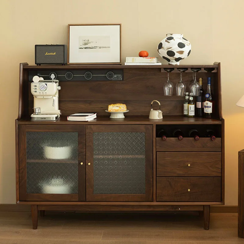 Customizable North American Black Walnut Solid Wood Side Cabinet Nordic Cherry Log Multifunctional Storage Cabinet Wine Cabinet
Customizable North American Black Walnut Solid Wood Side Cabinet Nordic Cherry Log Multifunctional Storage Cabinet Wine Cabinet