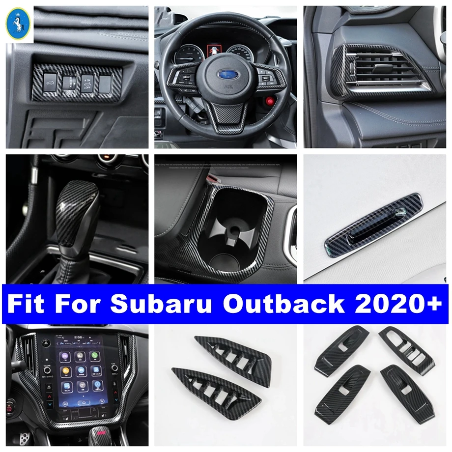 Glass Switch / Inner Door Bowl / Gear Shift Head Cover Trim For Subaru Outback 2020 2021 Carbon Fiber Car Interior Accessories
Glass Switch / Inner Door Bowl / Gear Shift Head Cover Trim For Subaru Outback 2020 2021 Carbon Fiber Car Interior Accessories