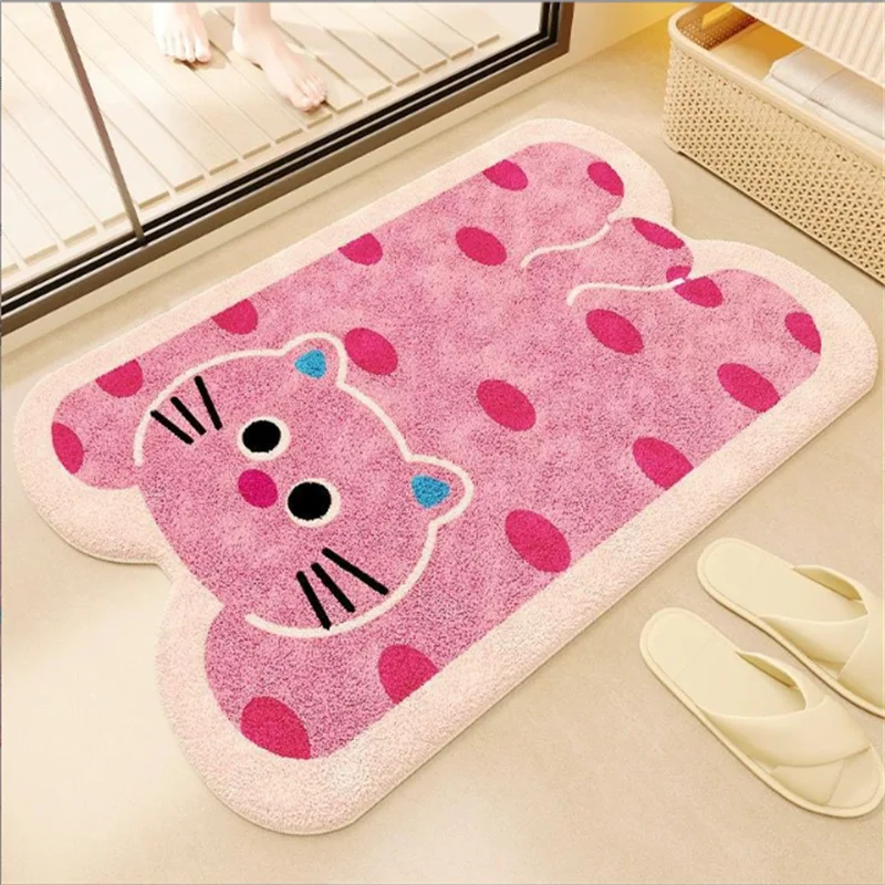 50x80cm Cat Shaped Floor Mat Imitation Cashmere Weaving Machine Printed Washed Kitchen Bathroom Entrance Door Anti Slip
50x80cm Cat Shaped Floor Mat Imitation Cashmere Weaving Machine Printed Washed Kitchen Bathroom Entrance Door Anti Slip