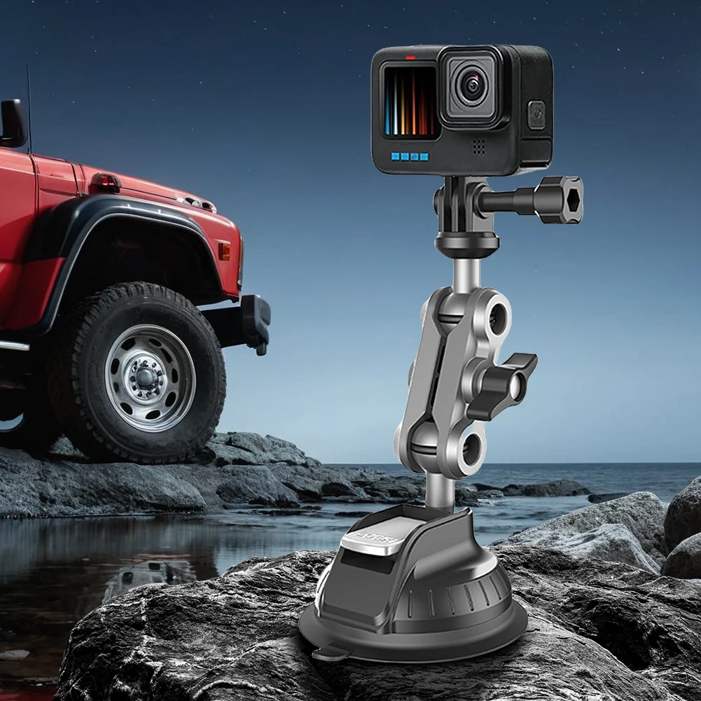 Car Suction Cup Phone Action Camera Holder 1/4 Inch Vehicle Window Windshield Camera Mount for Gopro Insta360 DSLR Action Camera
Car Suction Cup Phone Action Camera Holder 1/4 Inch Vehicle Window Windshield Camera Mount for Gopro Insta360 DSLR Action Camera