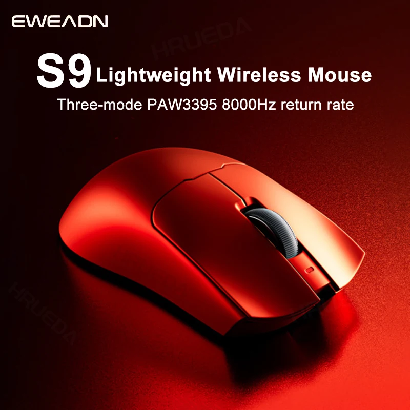 Eweadn S9 Ultra Wireless Gaming Mouse Esport Bluetooth Tri-Mode Lightweight Paw3950 42000dpi S9 Pro Mouse for Esports PC Office
Eweadn S9 Ultra Wireless Gaming Mouse Esport Bluetooth Tri-Mode Lightweight Paw3950 42000dpi S9 Pro Mouse for Esports PC Office