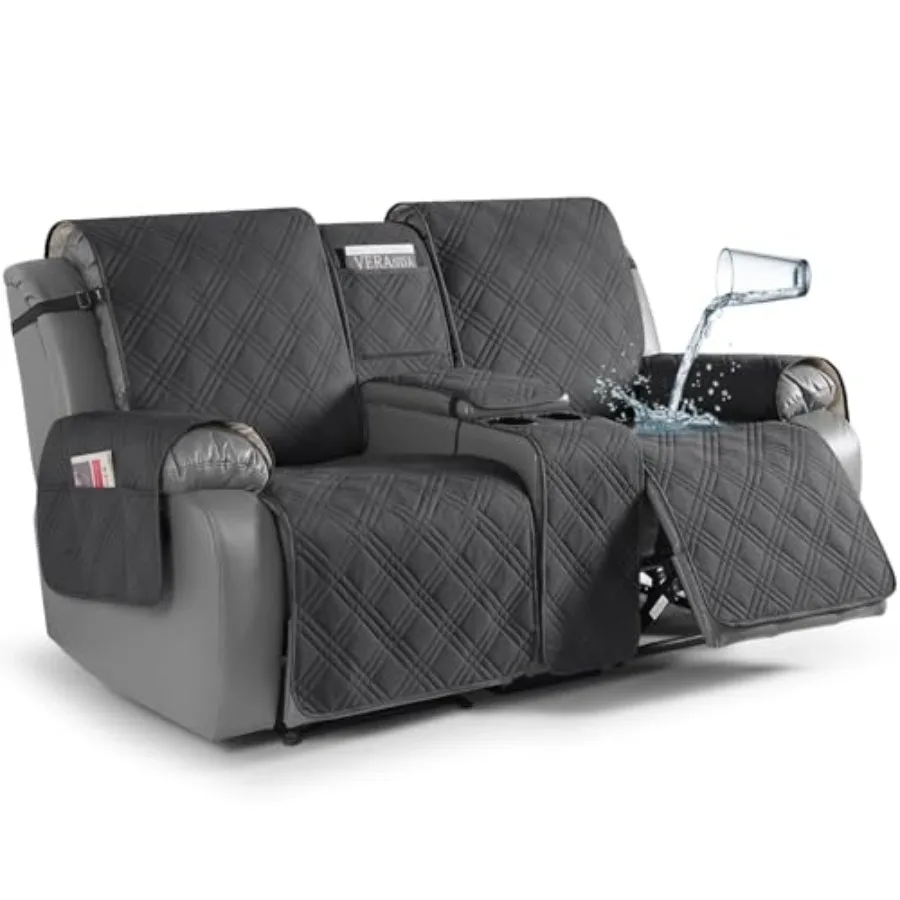 Loveseat Recliner Cover with Console Non-Slip Split Reclining Pet Cover for Dual Loveseat Recliner Furniture Protector with Ela
Loveseat Recliner Cover with Console Non-Slip Split Reclining Pet Cover for Dual Loveseat Recliner Furniture Protector with Ela