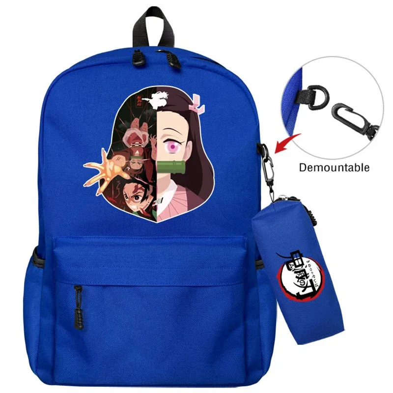 Anime Backpack With Pencil Pen Case Demon Slayer Kimetsu no Yaiba Tanjirou Student Bag Boy Girl Kids School Laptop Backpacks
Anime Backpack With Pencil Pen Case Demon Slayer Kimetsu no Yaiba Tanjirou Student Bag Boy Girl Kids School Laptop Backpacks